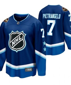 Men Alex Pietrangelo Golden Knights Blue 2022 All-Star 7 Jersey Western Conference Jersey - Robokeg
