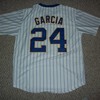 Men Avasail Garcia Milwaukee Brewers Unsigned Custom Pinstripe Throwback Pullover Sewn New Baseball Jersey - Robokeg