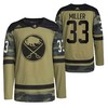 Men Buffalo Sabres Colin Miller 2022 Military Appreciation Night Camo 33 Jersey Primegreen Jersey - Robokeg