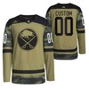 Men Buffalo Sabres Custom 2022 Military Appreciation Night Camo 00 Jersey Primegreen Jersey - Robokeg