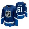 Men Mark Stone Golden Knights Blue 2022 All-Star 61 Jersey Western Conference Jersey - Robokeg