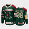 Men Minnesota Wild 38 Ryan Hartman 2022 Winter Classic Green State Of Hockey Jersey Jersey - Robokeg