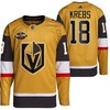 Men Vegas Golden Knights 18 Peyton Krebs Primegreen Gold Jersey 2023 All-Star Jersey - Robokeg