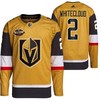 Men Vegas Golden Knights 2 Zach Whitecloud Primegreen Gold Jersey 2023 All-Star Jersey - Robokeg