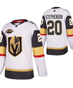 Men Vegas Golden Knights 20 Chandler Stephenson 2023 All-Star White Jersey Away Jersey - Robokeg