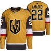 Men Vegas Golden Knights 22 Michael Amadio Home Gold Jersey 2023 Primegreen Jersey - Robokeg