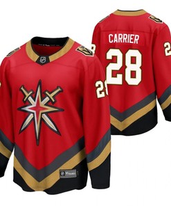 Men Vegas Golden Knights 28 William Carrier 2023 Special Edition Red Jersey Jersey - Robokeg