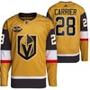 Men Vegas Golden Knights 28 William Carrier Primegreen Gold Jersey 2023 All-Star Jersey - Robokeg