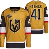 Men Vegas Golden Knights 41 Nolan Patrick Primegreen Gold Jersey 2023 All-Star Jersey - Robokeg