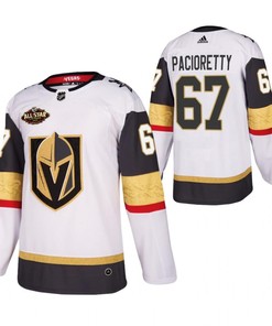 Men Vegas Golden Knights 67 Max Pacioretty 2023 All-Star White Jersey Away Jersey - Robokeg