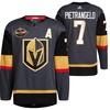 Men Vegas Golden Knights 7 Alex Pietrangelo Alternate Primegreen Black Jersey 2023 All-Star Jersey - Robokeg