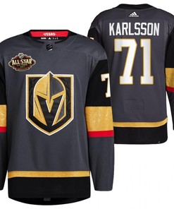 Men Vegas Golden Knights 71 William Karlsson Alternate Primegreen Black Jersey 2023 All-Star Jersey - Robokeg
