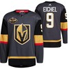 Men Vegas Golden Knights 9 Jack Eichel Home Primegreen Black Jersey 2023 All-Star Jersey - Robokeg