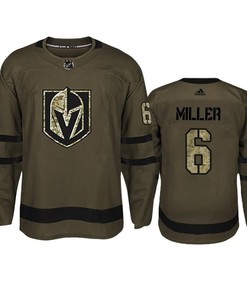 Men Vegas Golden Knights Colin Miller 6 Military Camo Jersey Jersey - Robokeg