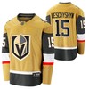Men Vegas Golden Knights Jake Leschyshyn 15 2023 Home Player Gold Jersey Jersey - Robokeg