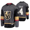 Men Vegas Golden Knights Jimmy Schuldt 4 Player Home Black Jersey Jersey - Robokeg