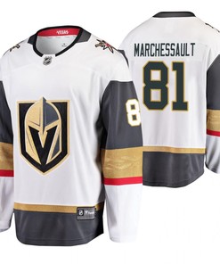 Men Vegas Golden Knights Jonathan Marchessault 81 Player Away White Jersey Jersey - Robokeg