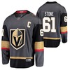 Men Vegas Golden Knights Mark Stone 61 Jersey Black Home 2023 Captain Jersey Jersey - Robokeg