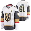 Men Vegas Golden Knights Mark Stone 61 Jersey White Away 2023 Captain Jersey Jersey - Robokeg