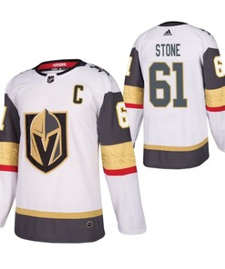 Men Vegas Golden Knights Mark Stone White 2023 Captain Jersey Jersey - Robokeg