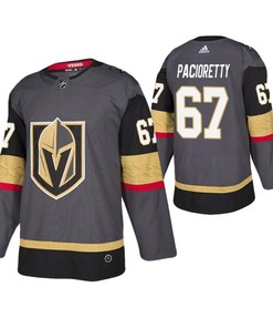 Men Vegas Golden Knights Max Pacioretty 67 Gray Player Jersey Jersey - Robokeg