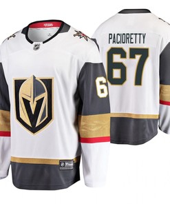 Men Vegas Golden Knights Max Pacioretty 67 Player Away White Jersey Jersey - Robokeg