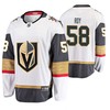 Men Vegas Golden Knights Nicolas Roy 58 Jersey Men Away Breakaway Player Jersey - Robokeg