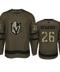 Men Vegas Golden Knights Paul Stastny 26 Military Camo Jersey Jersey - Robokeg