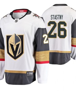 Men Vegas Golden Knights Paul Stastny 26 Player Away White Jersey Jersey - Robokeg