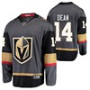 Men Zach Dean 14 2023 Draft Vegas Golden Knights Alternate Jersey Black - Robokeg