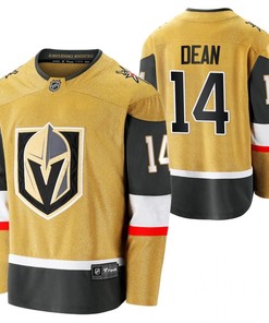 Men Zach Dean 14 2023 Draft Vegas Golden Knights Home Jersey Gold - Robokeg