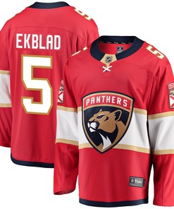 Men's Aaron Ekblad Red Florida Panthers Breakaway Player Jersey Jersey - Robokeg