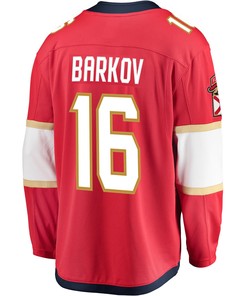 Men's Aleksander Barkov Red Florida Panthers Breakaway Jersey Jersey - Robokeg