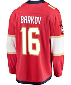 Men's Aleksander Barkov Red Florida Panthers Premier Breakaway Player Jersey Jersey - Robokeg