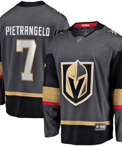 Men's Alex Pietrangelo Gray Vegas Golden Knights Home Premier Breakaway Player Jersey Jersey - Robokeg