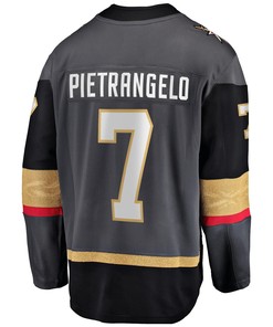 Men's Alex Pietrangelo Gray Vegas Golden Knights Home Premier Breakaway Player Jersey Jersey - Robokeg