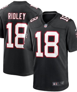 Mens Atlanta Falcons Calvin Ridley Nike Black Throwback Game Jersey - Robokeg