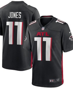 Mens Atlanta Falcons Julio Jones Nike Black Game Jersey - Robokeg