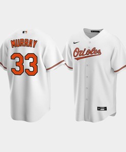 Men's Baltimore Orioles 33 Eddie Murray White Home Jersey - Robokeg
