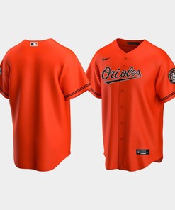 Men's Baltimore Orioles Alternate Team Orange Jersey - Robokeg