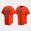 Men's Baltimore Orioles Cedric Mullins 31 Alternate Team Orange Jersey - Robokeg