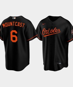 Men's Baltimore Orioles Ryan Mountcastle 6 Alternate Black Jersey - Robokeg