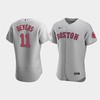 Men's Boston Red Sox 11 Rafael Devers Gray Road Jersey - Robokeg