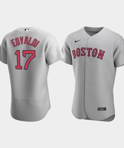 Men's Boston Red Sox 17 Nathan Eovaldi Gray Road Jersey - Robokeg