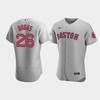 Men's Boston Red Sox 26 Wade Boggs Gray Road Jersey - Robokeg