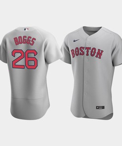 Men's Boston Red Sox 26 Wade Boggs Gray Road Jersey - Robokeg