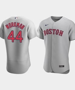 Men's Boston Red Sox 44 Brandon Workman Gray Road Jersey - Robokeg