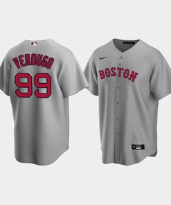 Men's Boston Red Sox Alex Verdugo 99 Gray Road Jersey - Robokeg