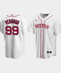 Men's Boston Red Sox Alex Verdugo 99 White Alternate Jersey - Robokeg