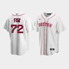 Men's Boston Red Sox Carlton Fisk 72 White Alternate Jersey - Robokeg